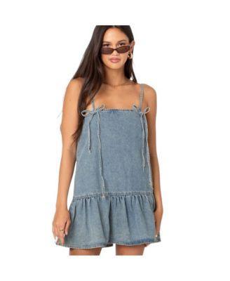 Women's Dylan Denim Mini Dress Product Image