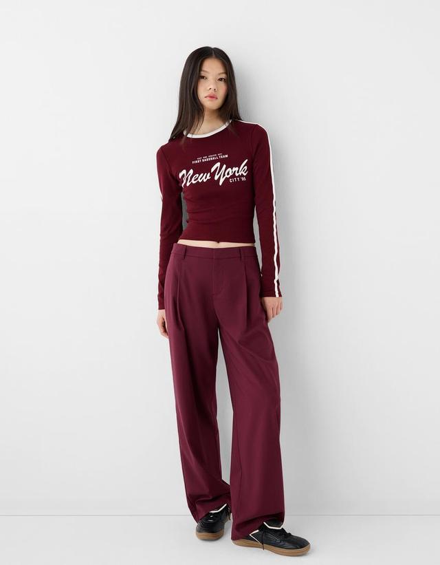 Low-rise baggy pants Product Image