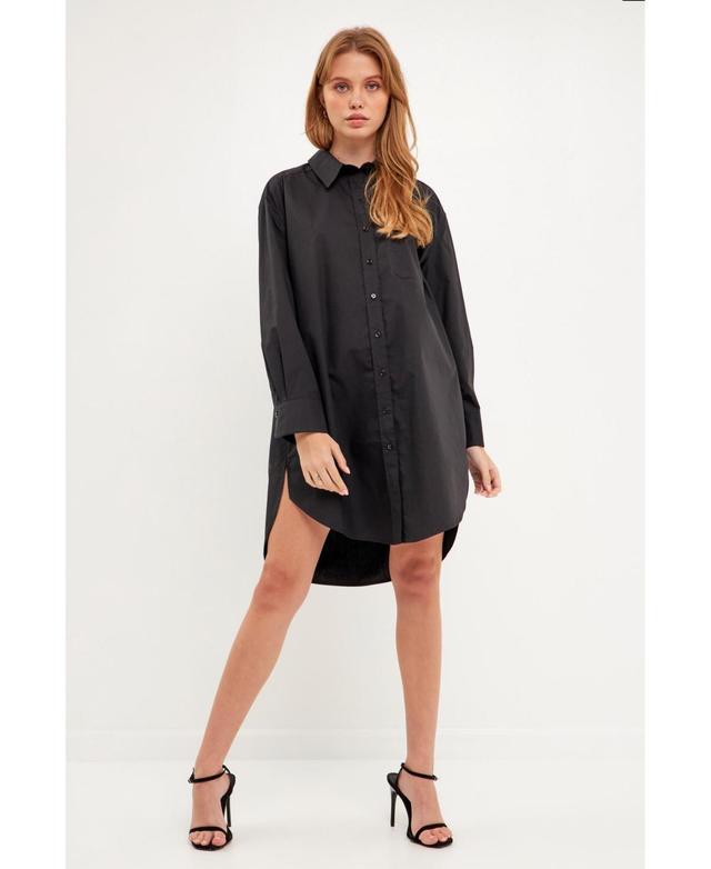 English Factory Classic Collar Shirtdress Product Image