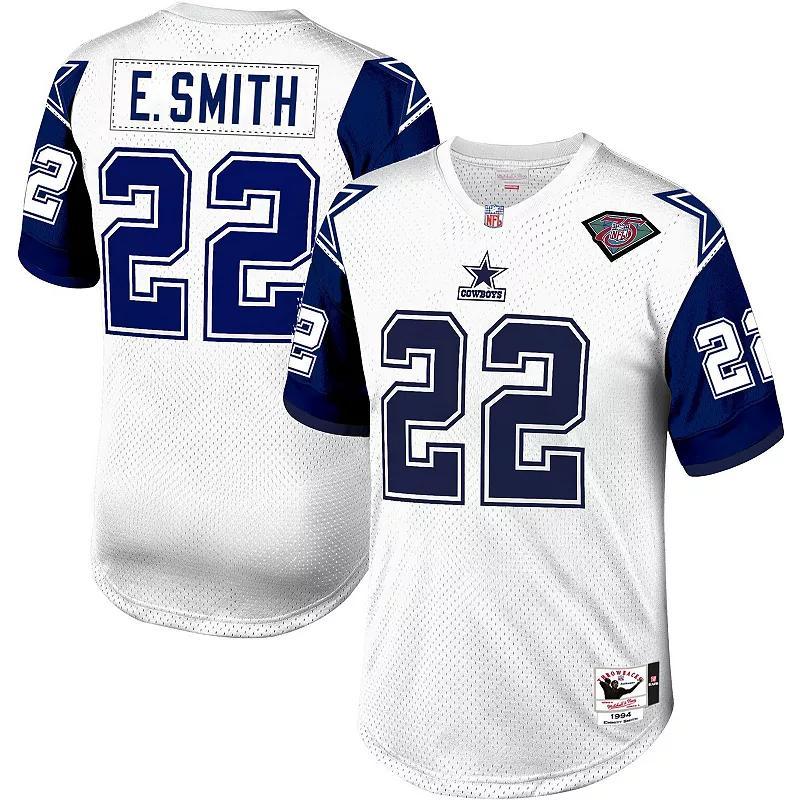 Mens Mitchell & Ness Emmitt Smith Dallas Cowboys 1996 Authentic Throwback Retired Player Jersey Product Image