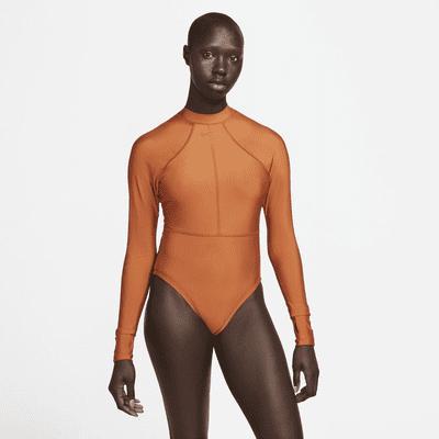 Nike Women's Fusion Long-Sleeve One-Piece Swimsuit Product Image