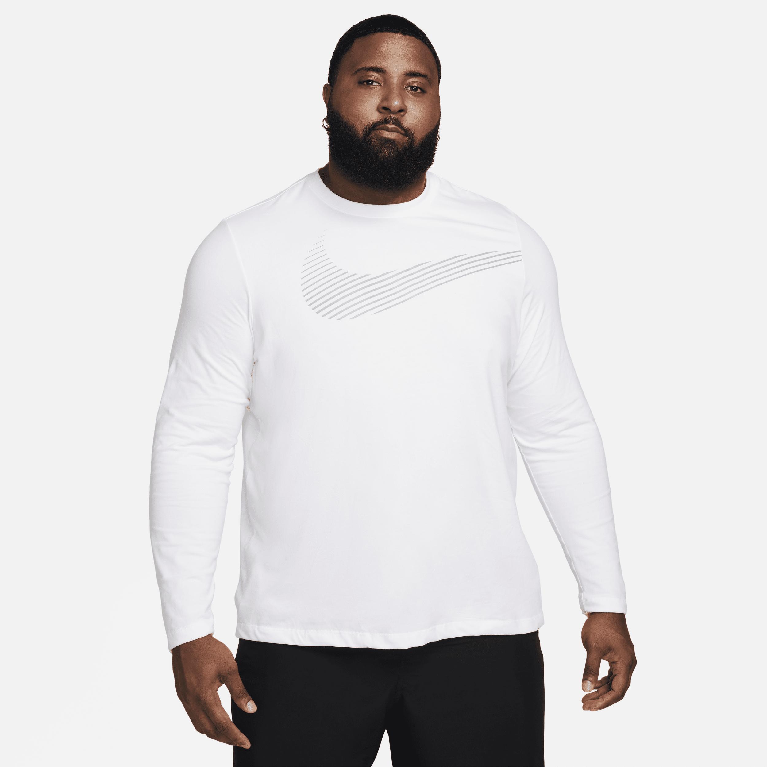 Nike Men's Dri-FIT Long-Sleeve Fitness T-Shirt Product Image