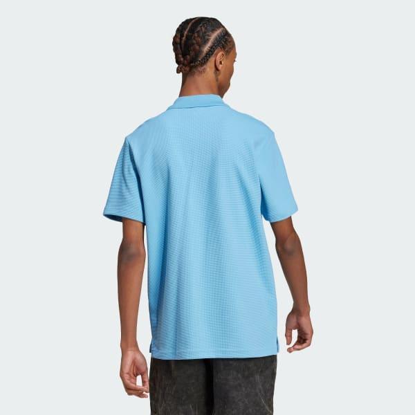 Trefoil Essentials Waffle Polo Shirt Product Image