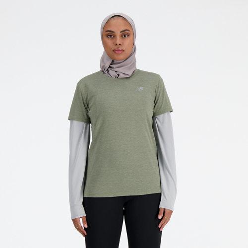 New Balance Women's Sport Essentials Heathertech T-Shirt Product Image