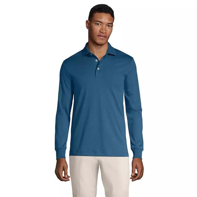 Mens Lands End Soft Supima Polo Product Image