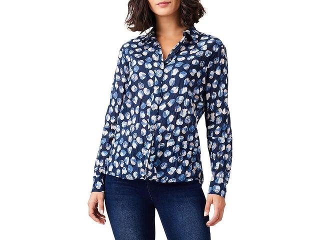 NIC+ZOE Many Moons Crinkle Shirt Multi) Women's Clothing Product Image