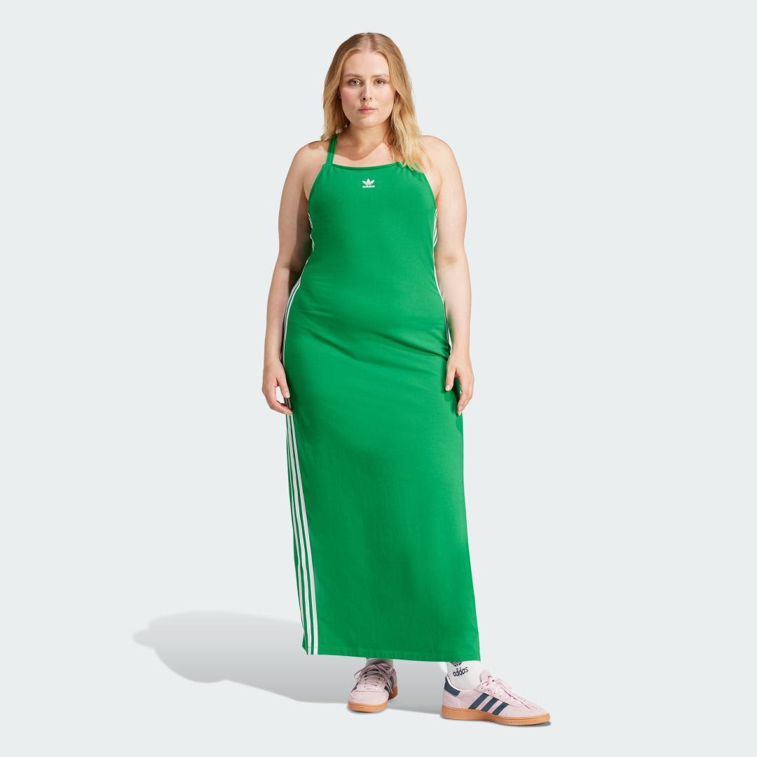 adidas Originals Womens adidas Originals adicolor 3-Stripes Lifestyle Maxi Dress PS - Womens Black Product Image