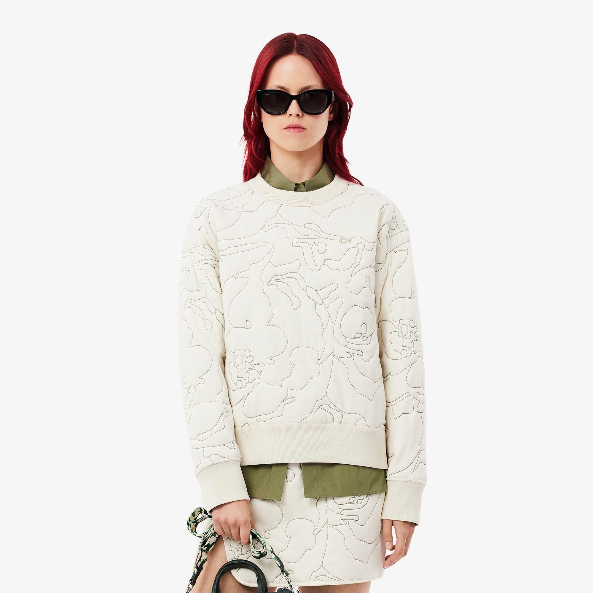 Oversized Reversible Embroidered Sweatshirt Product Image