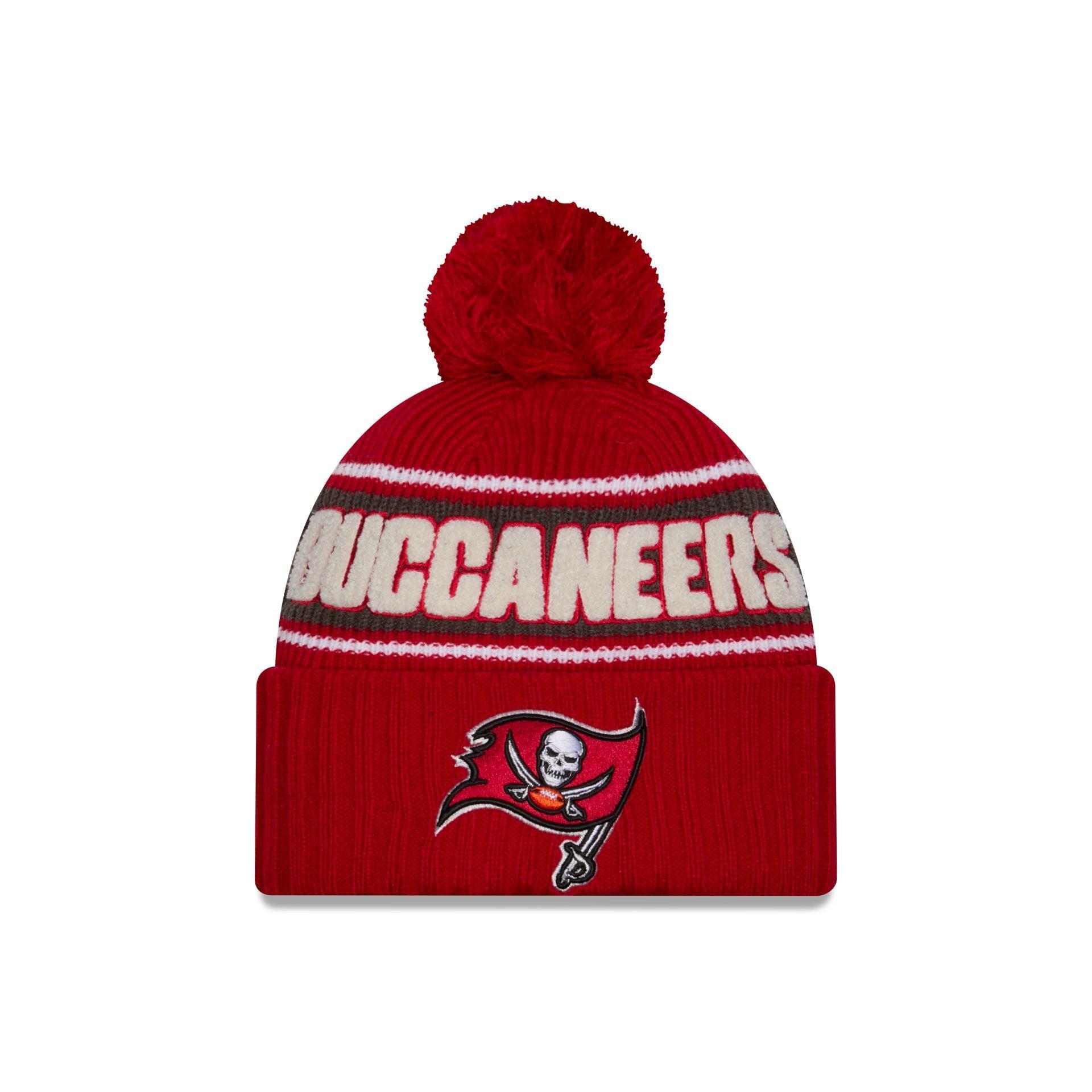 Tampa Bay Buccaneers 2024 Cold Weather Sport Pom Knit Hat Male Product Image