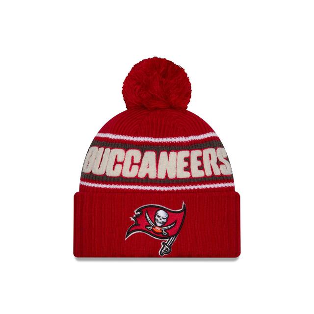 Tampa Bay Buccaneers 2024 Cold Weather Sport Pom Knit Hat Male Product Image