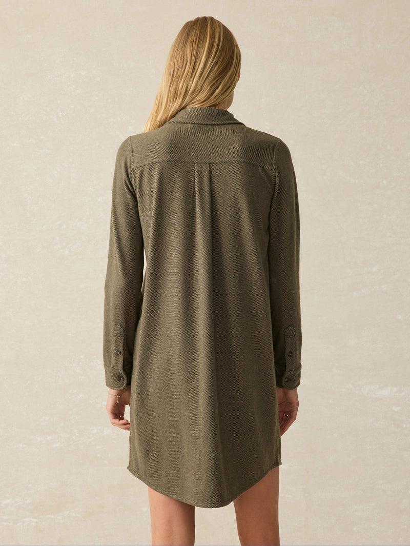 Legend™ Sweater Dress - Olive Melange Twill Product Image