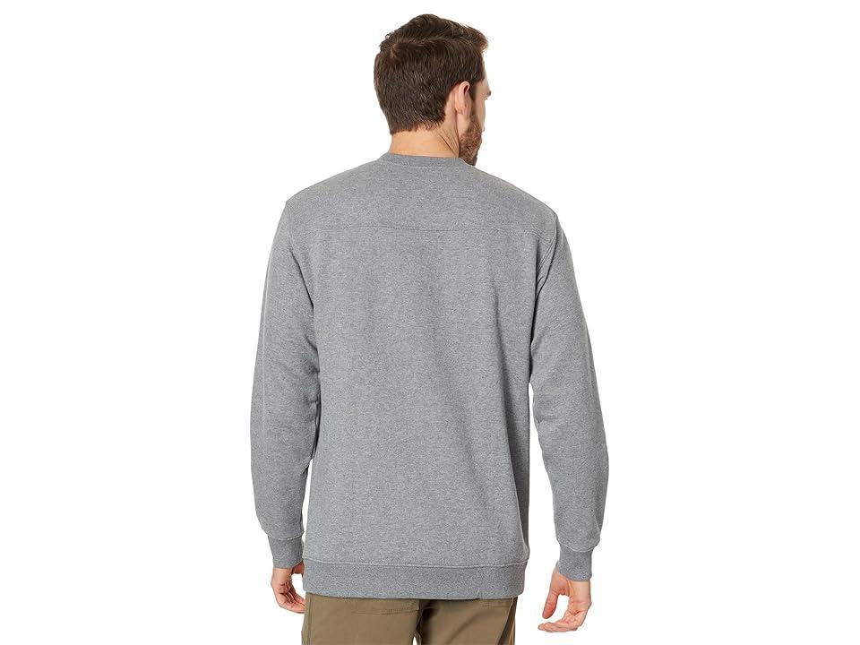 Mens Columbia Hart Mountain II Crewneck Pullover Blue Product Image