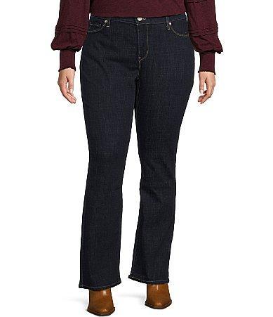 Plus Size Levis Classic Bootcut Jeans, Womens Med Blue Product Image