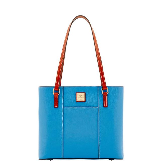 Dooney & Bourke Womens Pebble Grain Small Lexington Leather Bag in Azure Product Image