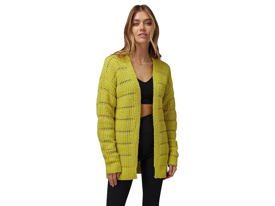 Spiritual Gangster Cassey Cardi (Chartreuse) Women's Clothing Product Image