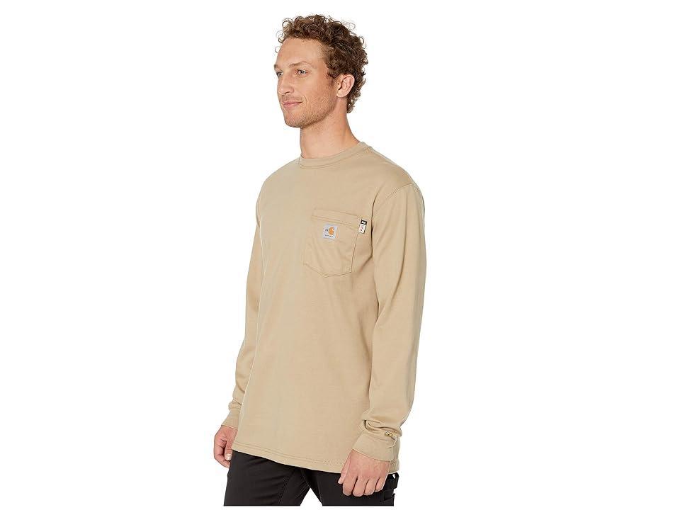 Carhartt Flame-Resistant (FR) Force Cotton Long Sleeve T-Shirt Men's T Shirt Product Image