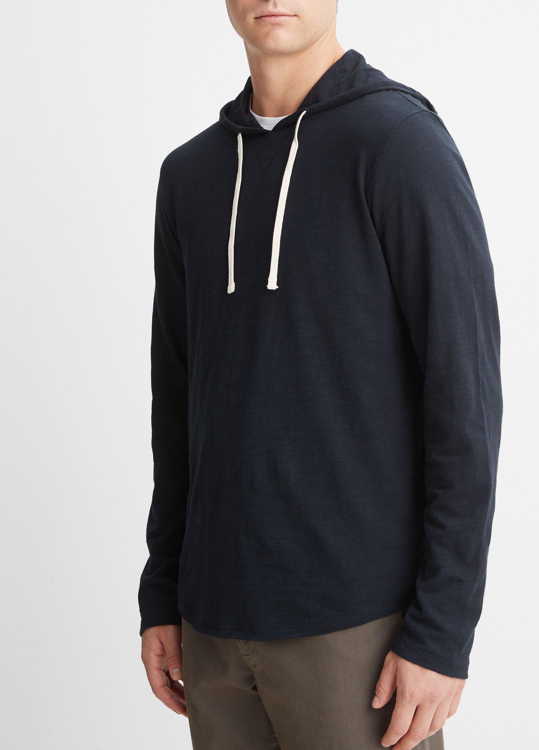 Textured Cotton Hoodie Product Image