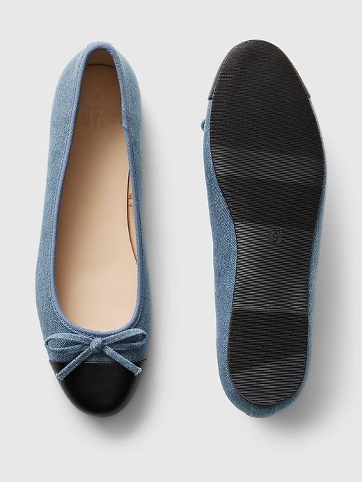 Denim Ballet Flats Product Image