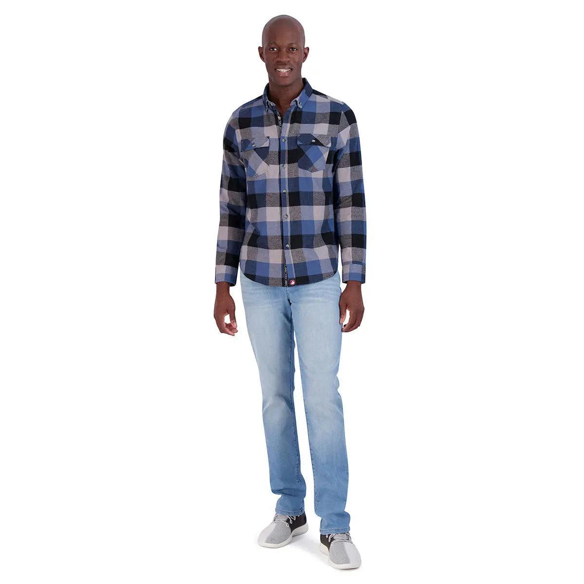 Canada Weather Gear Men's Flannel With Chambray Lined Collar Product Image