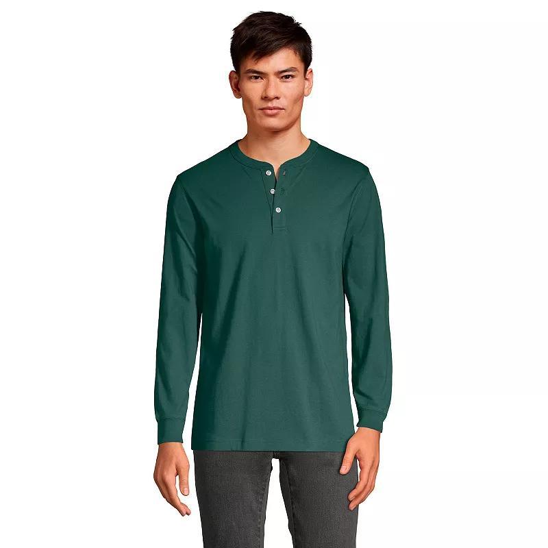 Mens Lands End Super-T Henley Product Image