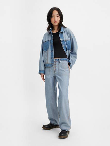 Levis Reversible Baggy Dad Womens Jeans Product Image