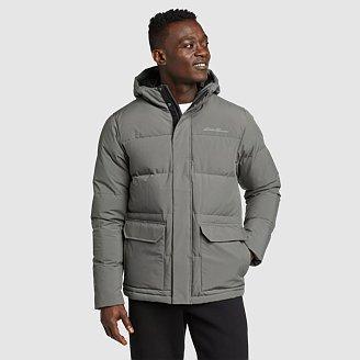 Men's Essential Down Hooded Jacket Product Image