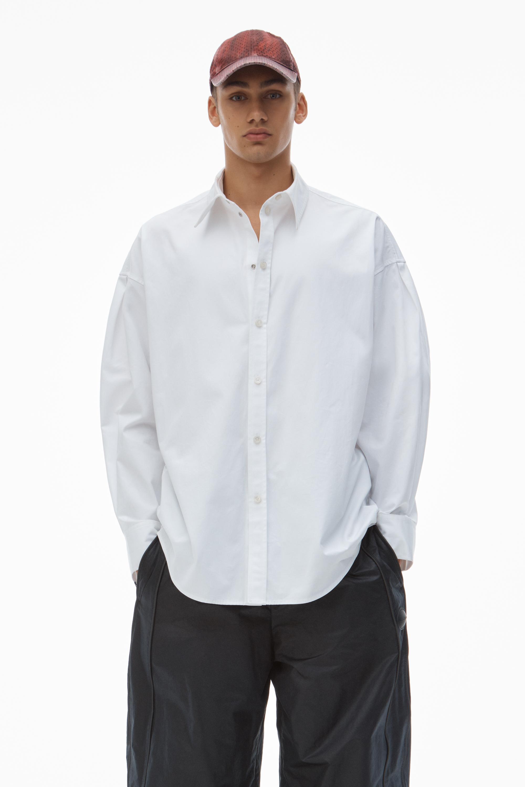 Classic Button-up Shirt In Cotton Product Image