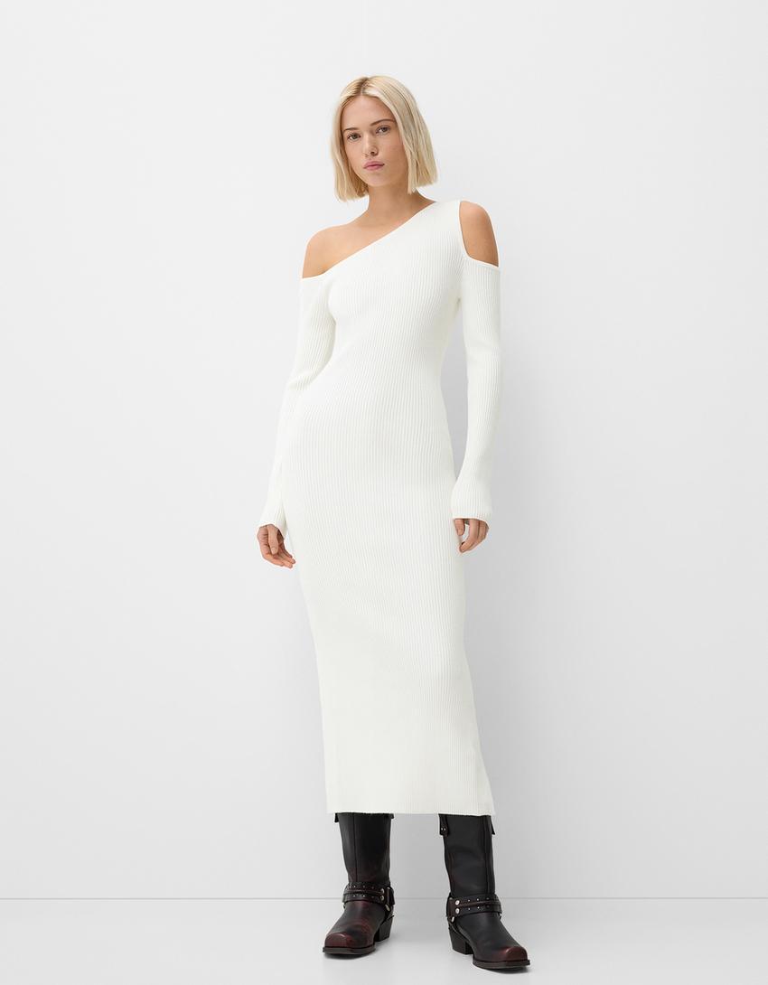 Midi dress with cut-out detail product image