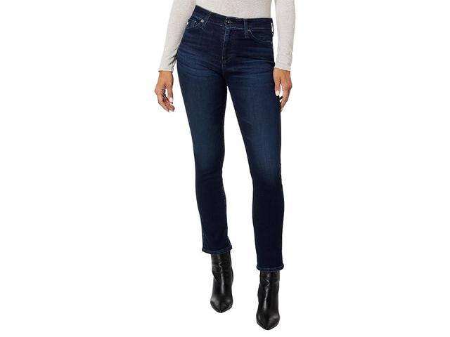 AG Mari High Waist Slim Straight Leg Jeans Product Image