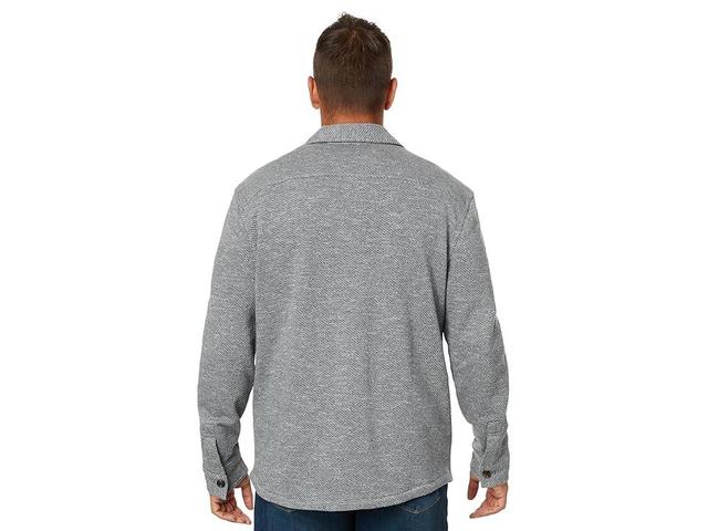 Faherty Inlet Knit CPO (Medium Grey Melange) Men's Jacket Product Image