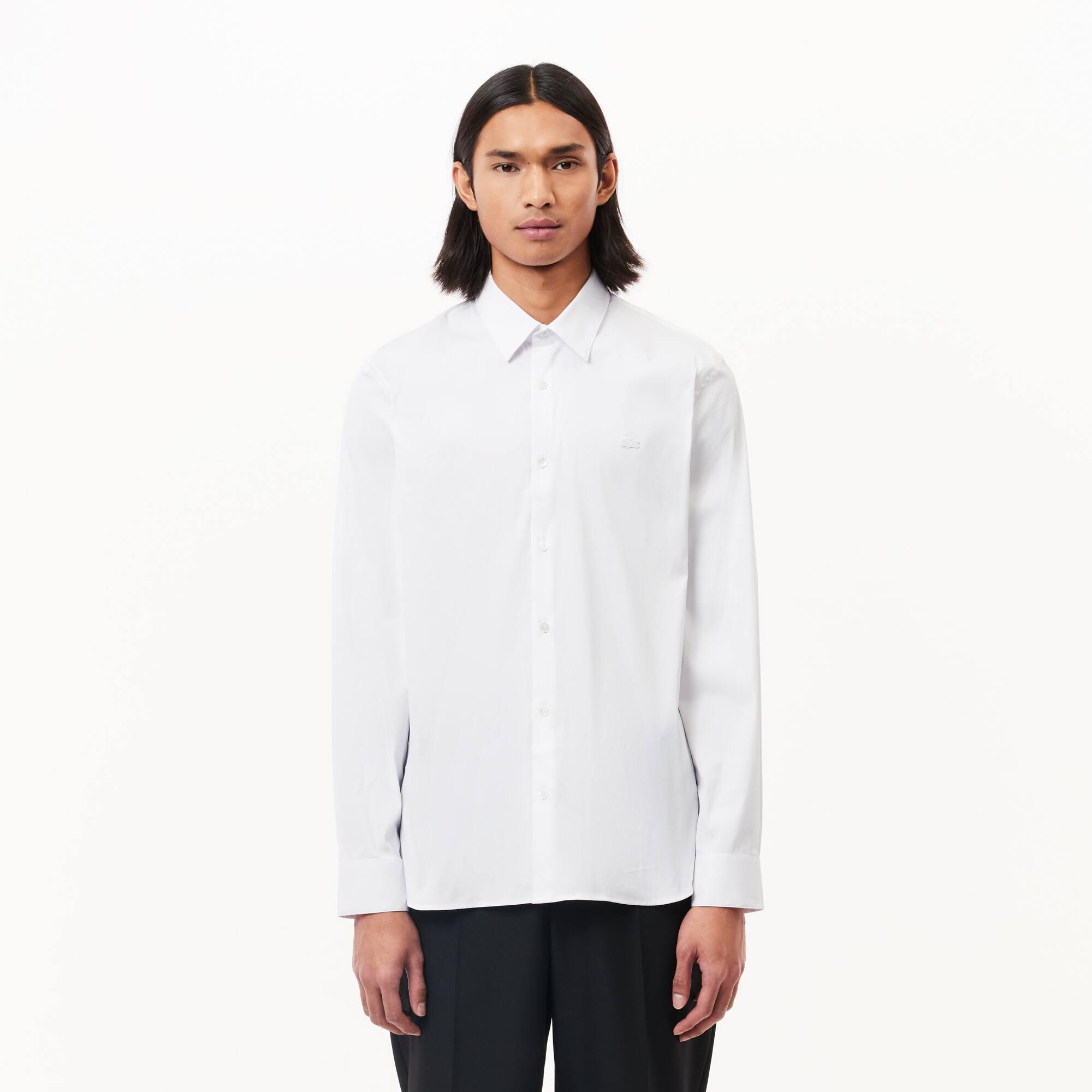 Slim Fit Stretch Poplin Shirt Product Image