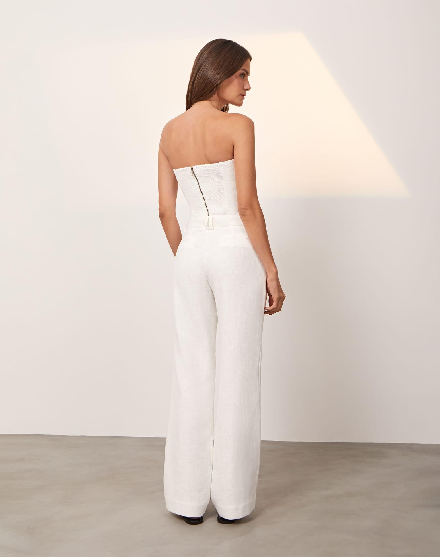 Giulia Tailored Pants - Off White Product Image