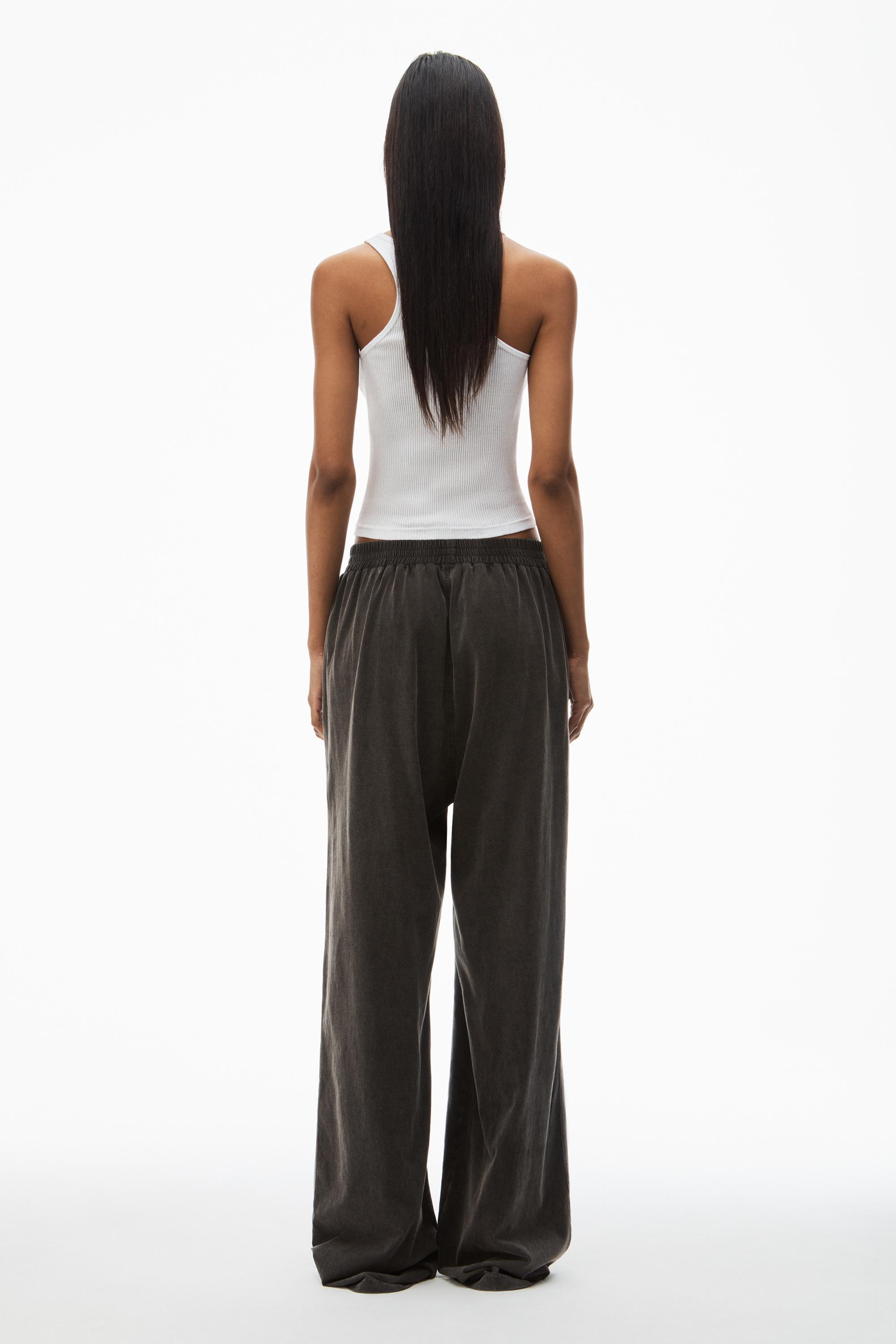 High-waist Relaxed Sweatpant In Cotton Product Image