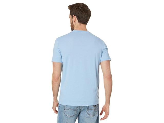 Armani Exchange Regular Fit Cotton Jersey Armani Exchange Logo Lines Tee (Placid ) Men's T Shirt Product Image