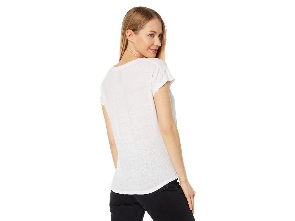 bobi Los Angeles Drop Shoulder Tee (Blushing) Women's Clothing Product Image