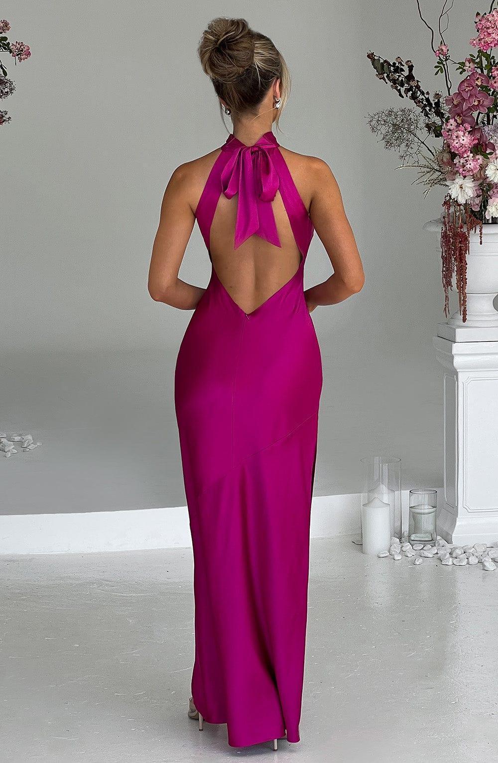 Etta Maxi Dress - Hot Pink Product Image