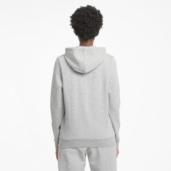 PUMA Essentials Full-Zip Women's Hoodie in Light Grey Heather Product Image