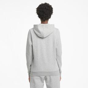 PUMA Essentials Full-Zip Women's Hoodie in Light Grey Heather Product Image