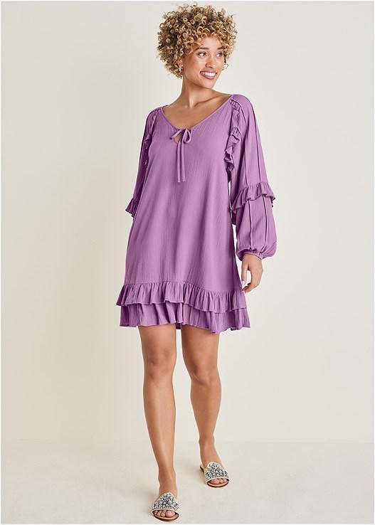 Ruffle Mini Dress Product Image