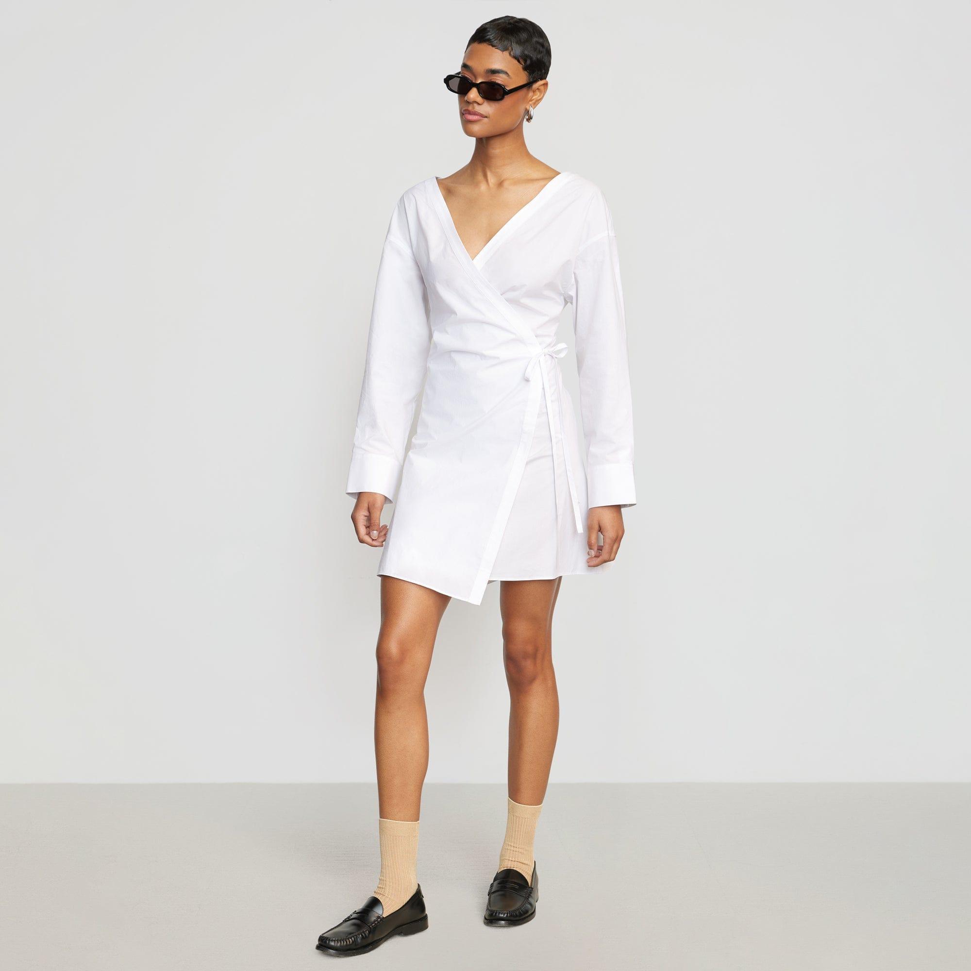 Ari V-Neck Wrap Dress Product Image