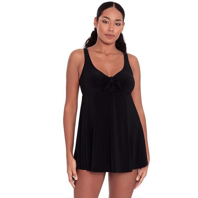 Womens Bal Harbour Front Bow One-Piece Swim Dress Product Image