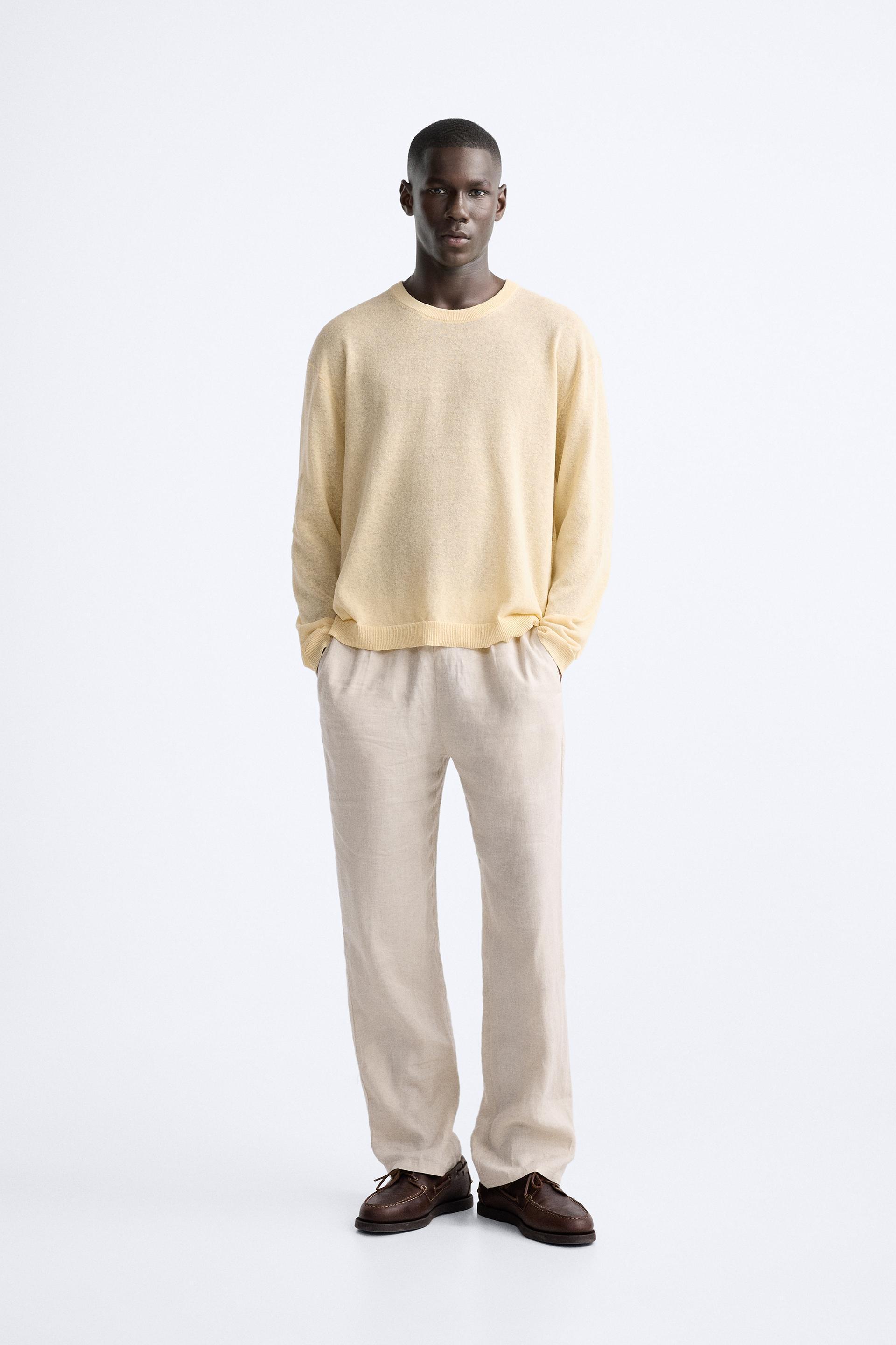 LINEN BLEND SWEATER Product Image