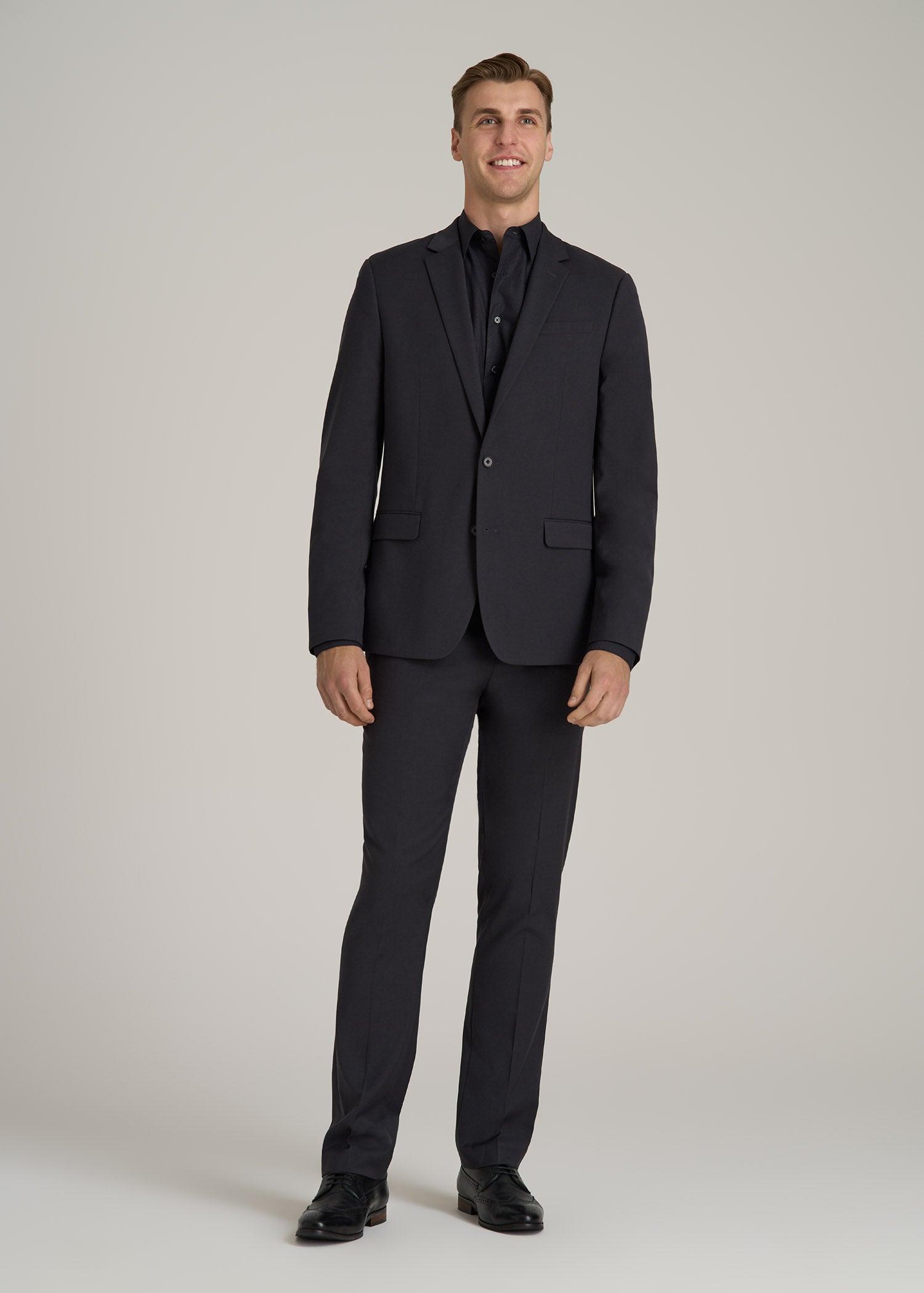 Suit Jacket for Tall Men in Mid Grey Male Product Image