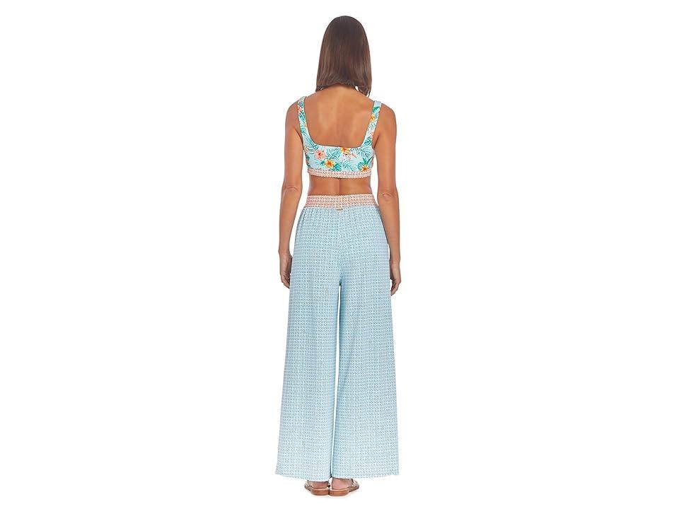 Cabana Life Tassel Palazzo Pants (Cayman) Women's Swimwear Product Image