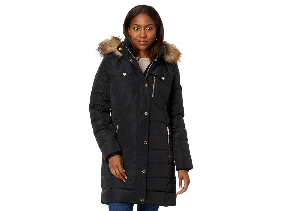 MICHAEL Michael Kors Snap Front Down Puffer M825943CZ Women's Clothing Product Image