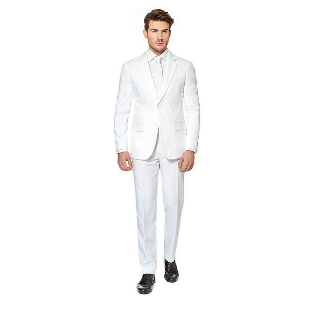 OppoSuits White Knight Trim Fit Two-Piece Suit with Tie Product Image