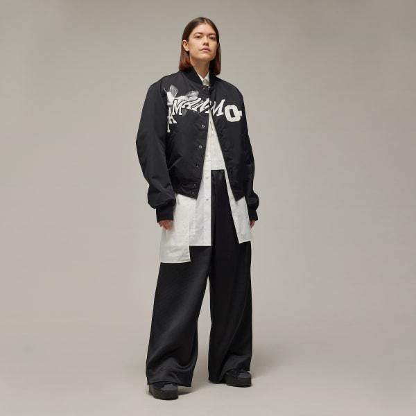 Y-3 Wide Leg Tech Seersucker Pants Product Image