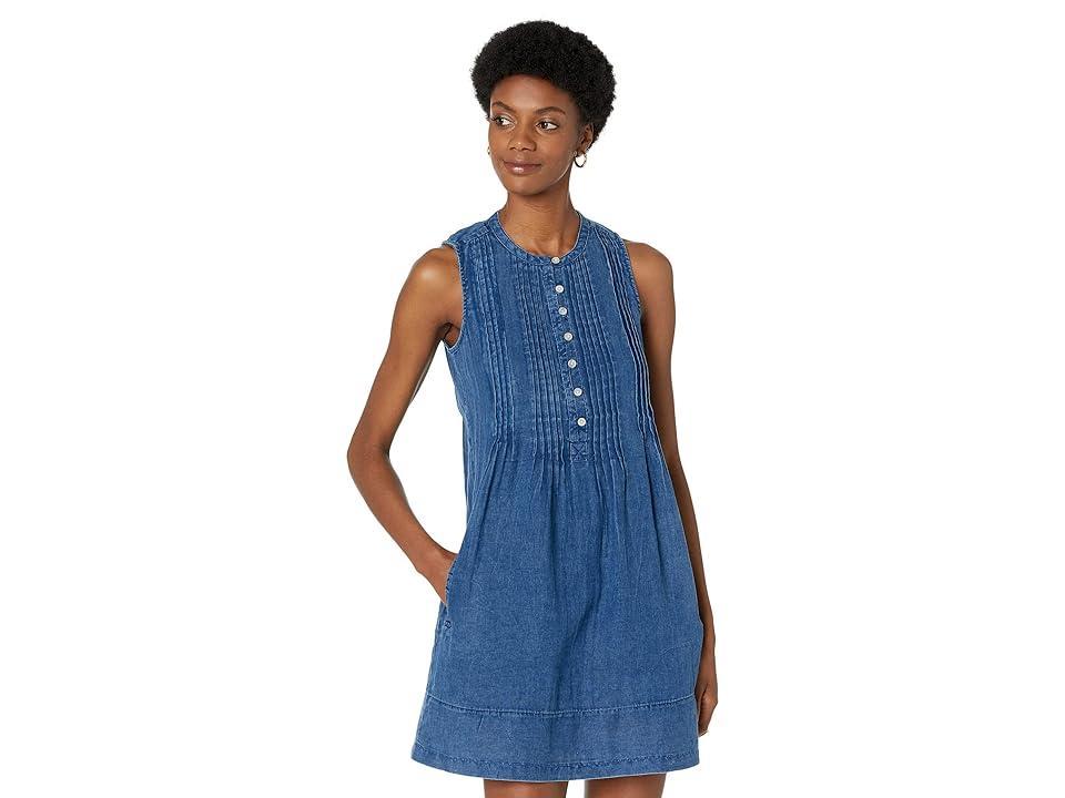 Faherty Isha Linen Swing Dress Product Image