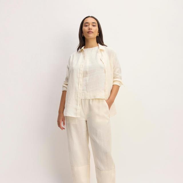 The Linen Pull-On Barrel Pant Product Image