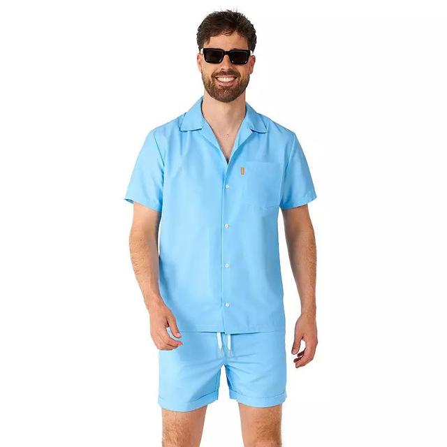 Mens OppoSuits Cool Summer Short Sleeve Button Down Shirt & Shorts Set, Boys Product Image